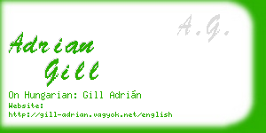 adrian gill business card
